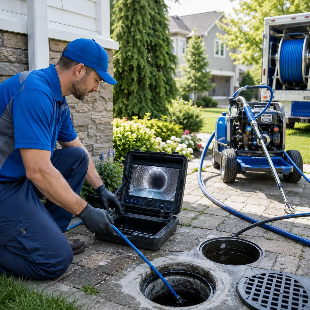 Outdoor drain cleaning professionals serving Lemont, PA